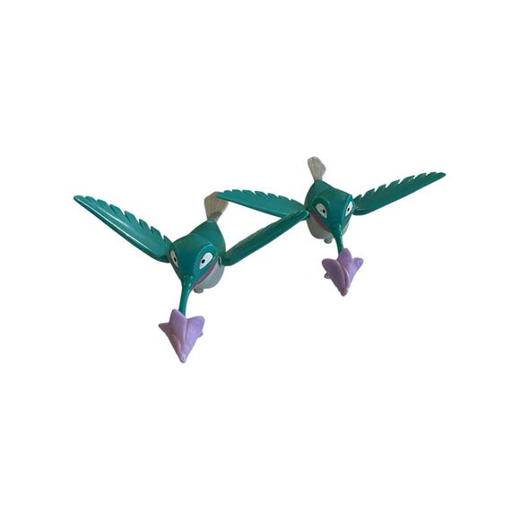 2 FLIT POCAHONTAS TEAL BIRD PLASTIC FIGURE DISNEY BURGER KING KIDS MEAL TOY - Picture 1 of 7
